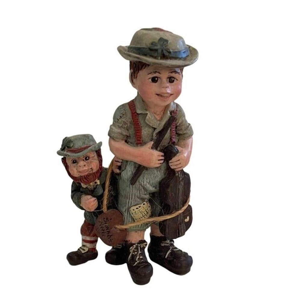 Sarah's Attic 1991 Hewitt and Leprechaun Figurine St Patrick's Day #63